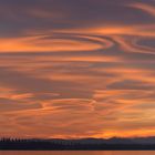 Tramonto sul lago di Varese