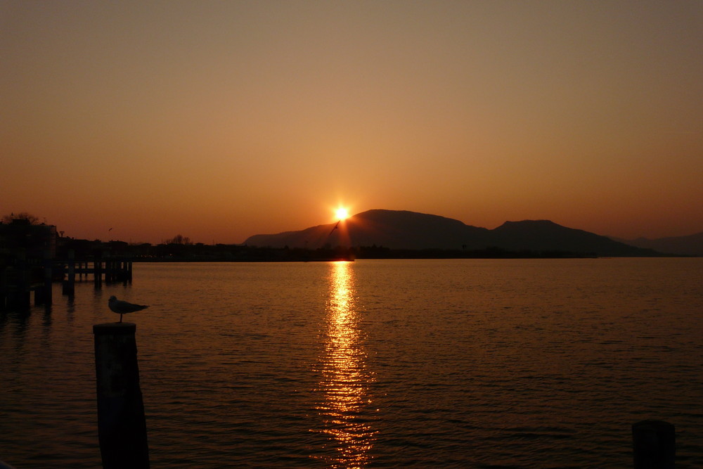 Tramonto sul Lago d'Iseo