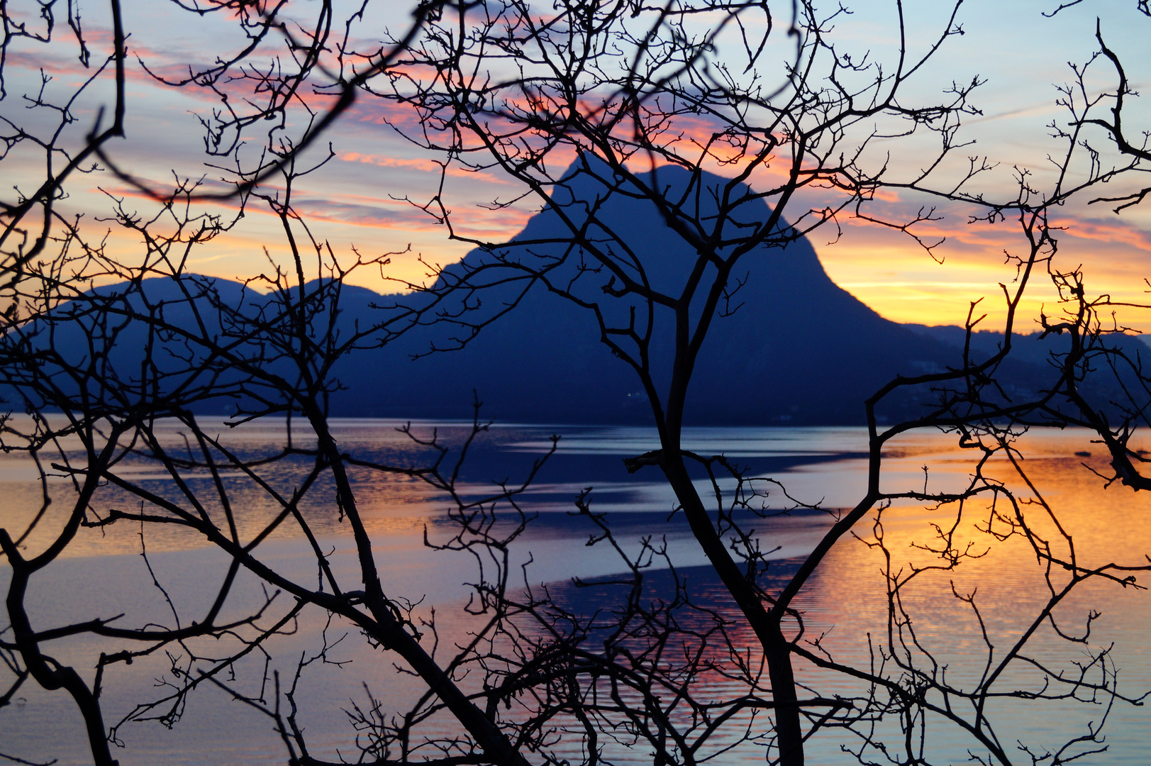 Tramonto sul lago - Gandria