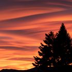 tramonto sul lago Maggiore