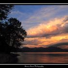 Tramonto sul lago Maggiore