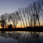 Tramonto sul lago tettuccio