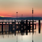 Tramonto sul lago Trasimeno