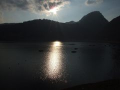 Tramonto sul Lago Wägital