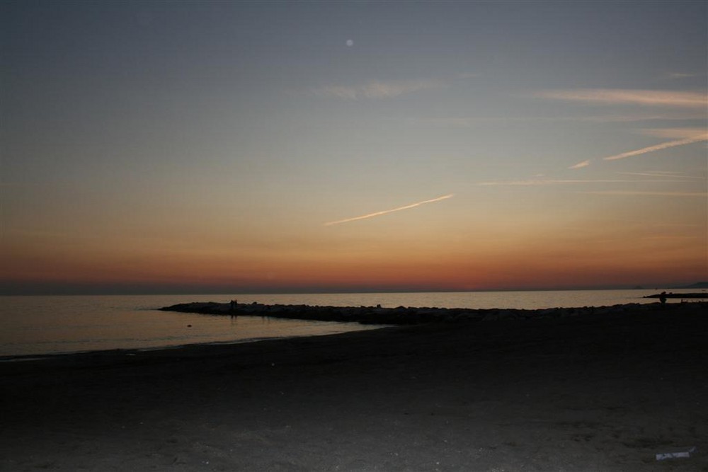 Tramonto sul mare