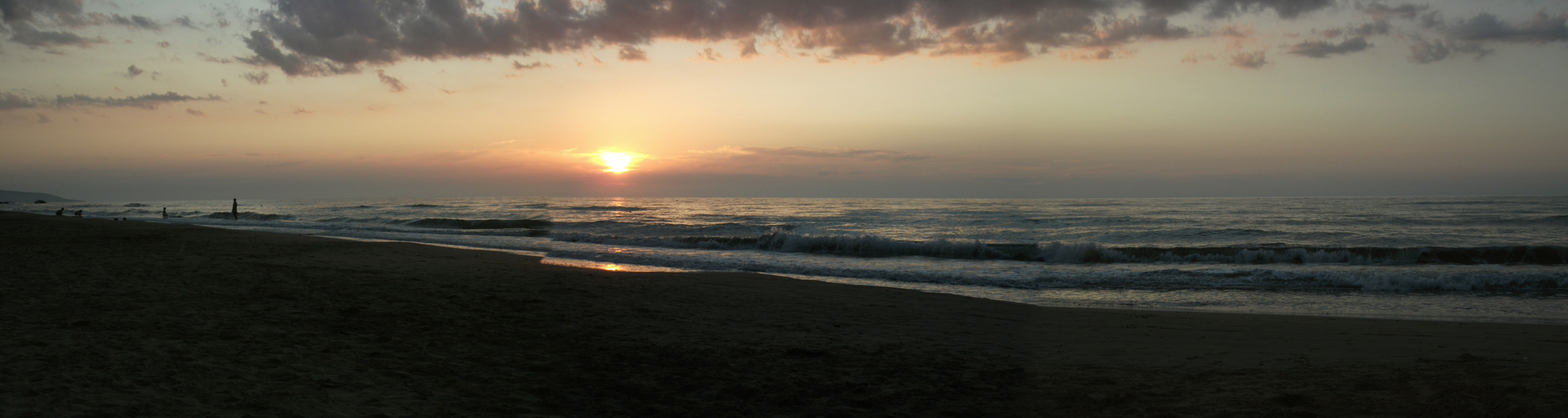 Tramonto sul mare