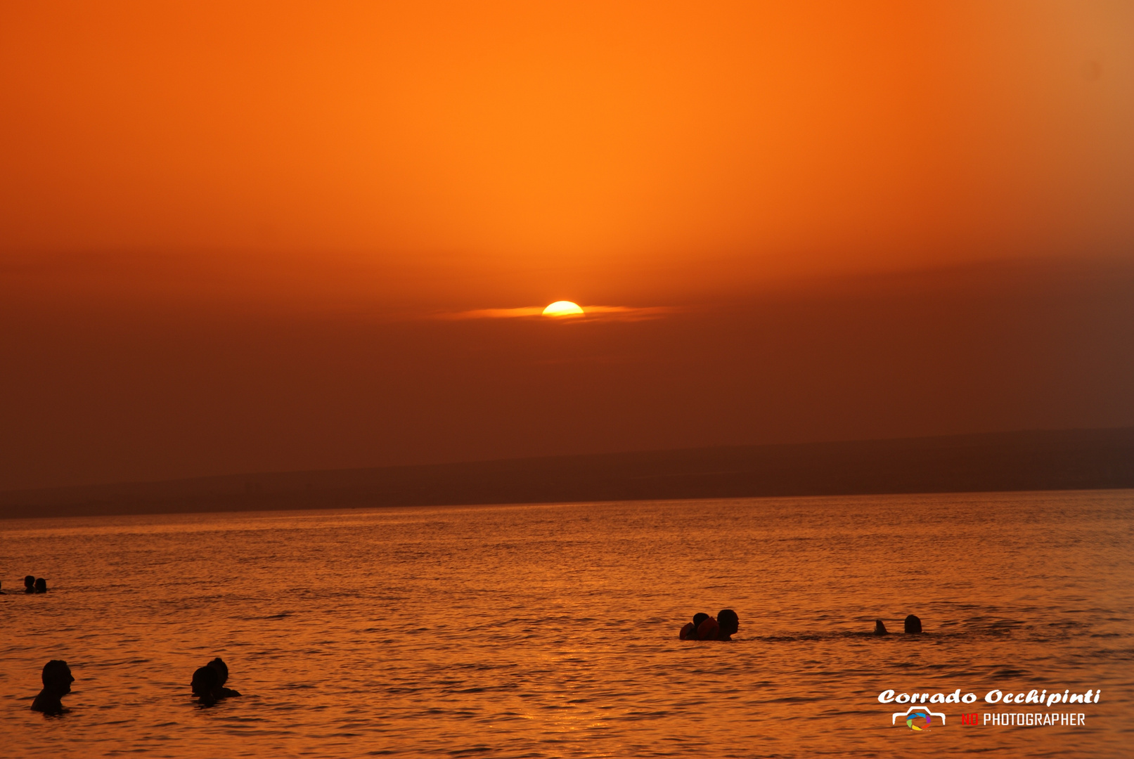 Tramonto sul mare di Sicilia