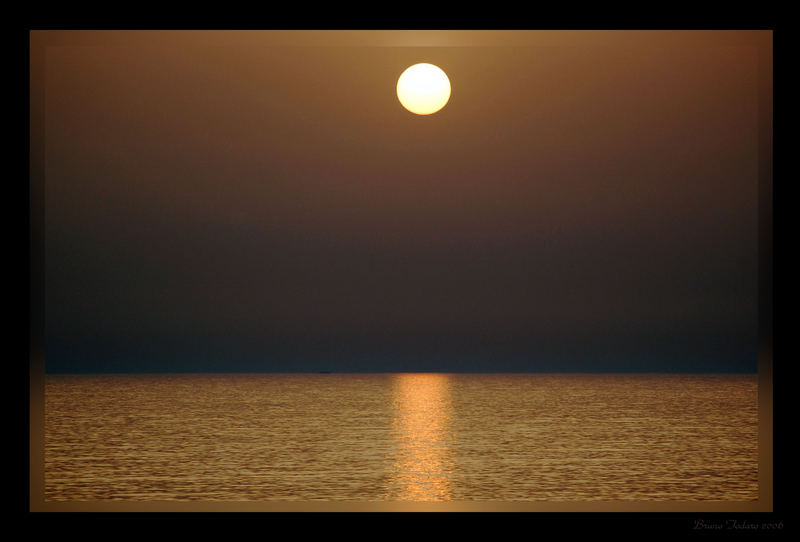 Tramonto sul Mediterraneo