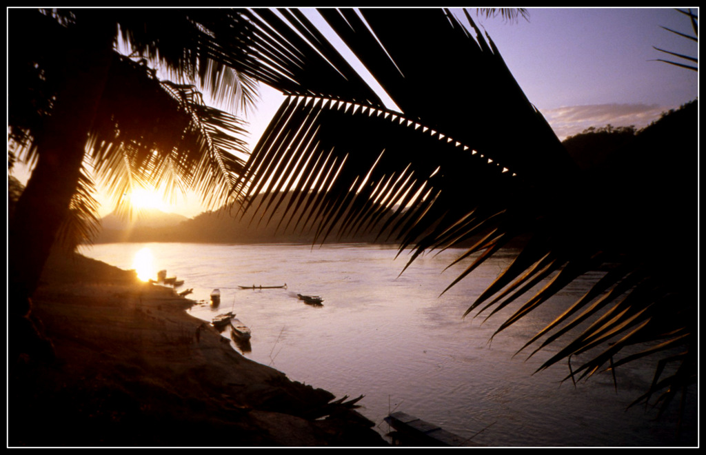 Tramonto sul Mekong......Laos