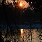 Tramonto sul mio fiume