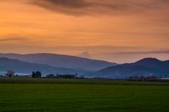 TRAMONTO SUL MONVISO