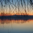 Tramonto sul Monviso dal Lago di Salasco (VC)