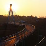 Tramonto sul nuovo ponte