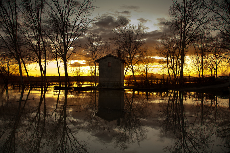 Tramonto sul Padule n2