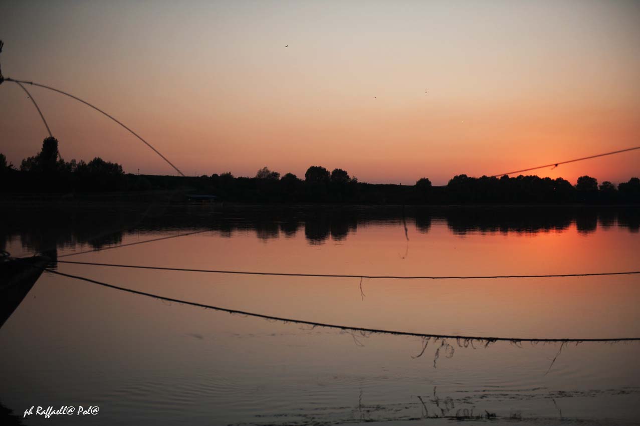 Tramonto sul Pò