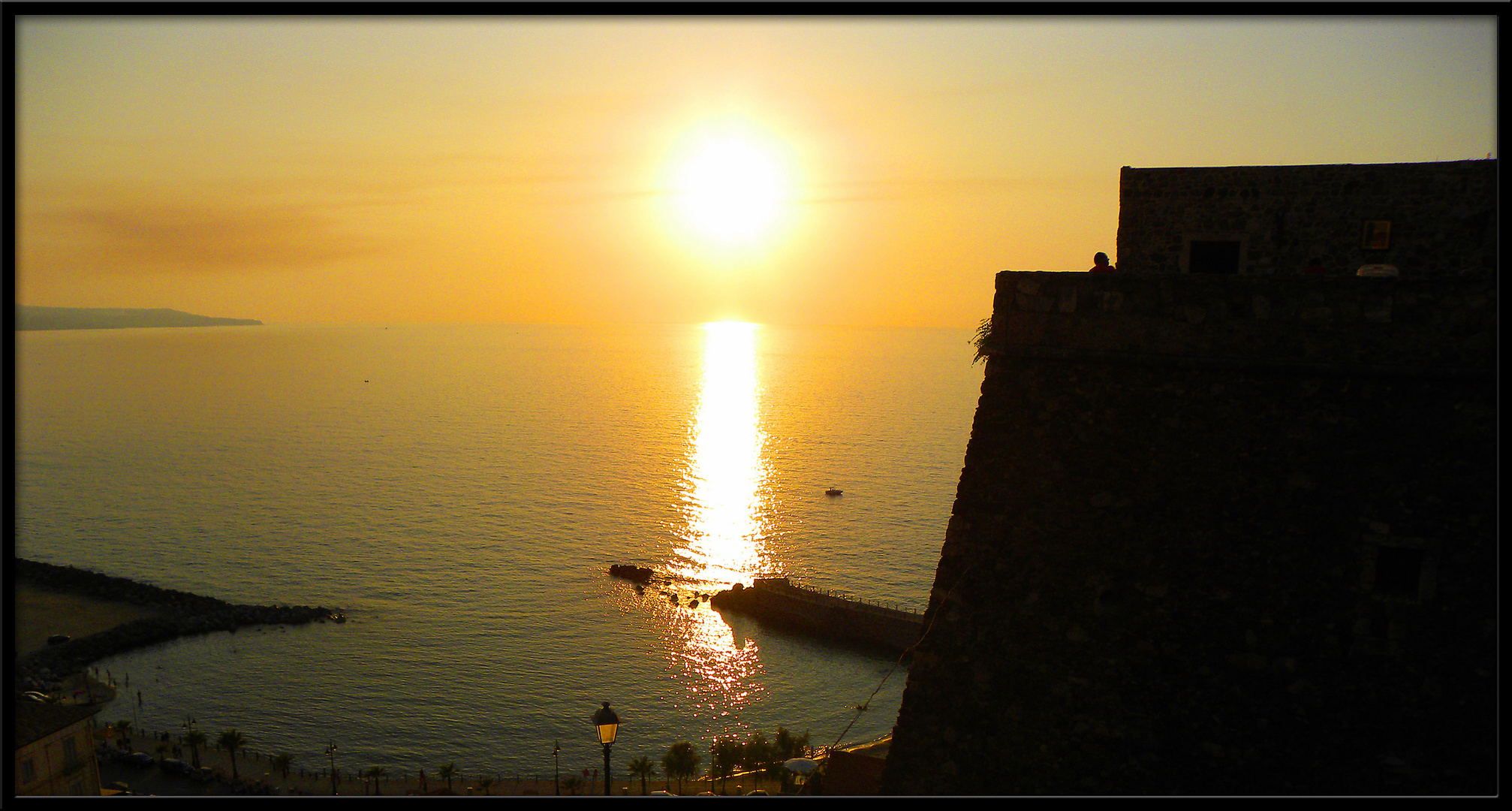 Tramonto sul porticciolo