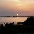 Tramonto sul porticciolo di pescatori