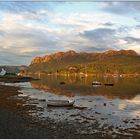 Tramonto sul porticciolo di Plockton.