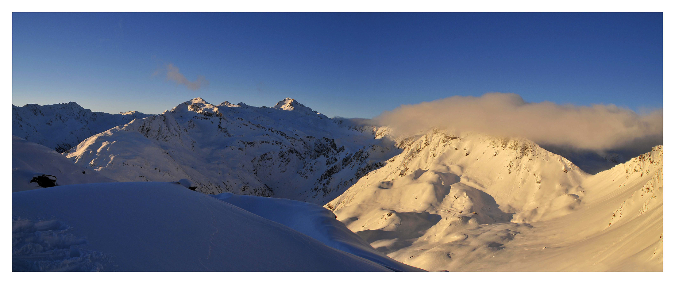 Tramonto sul rifugio Bozzi