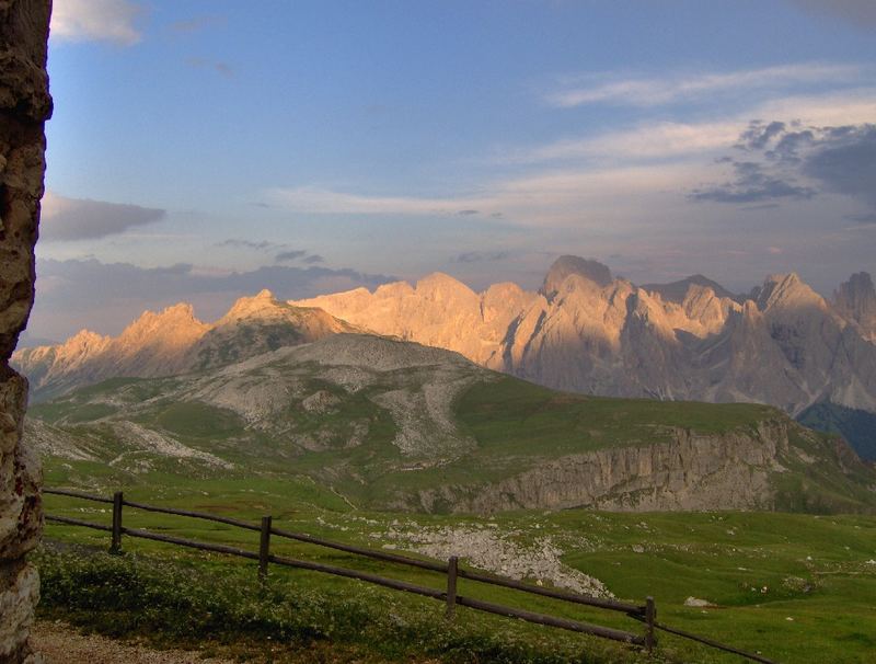 Tramonto sul Rosengarten