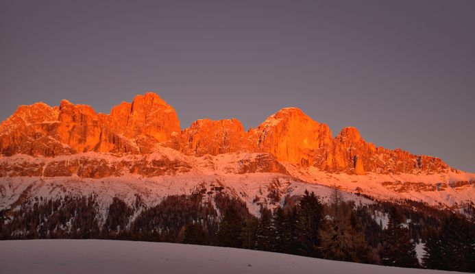 Tramonto sul Rosengarten