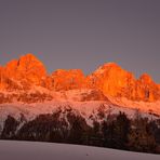 Tramonto sul Rosengarten