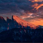 Tramonto sul Sasso Piatto.