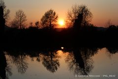 Tramonto sul tevere