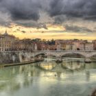 Tramonto sul Tevere