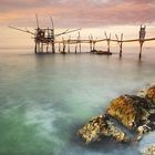 Tramonto sul trabocco