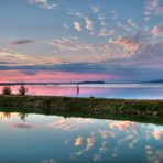 Tramonto sul Trasimeno