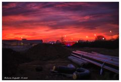 Tramonto sulla Cassanese (Pioltello) - HDR