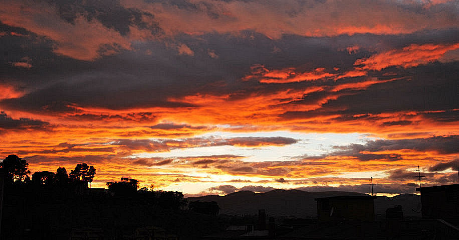 Tramonto sulla città