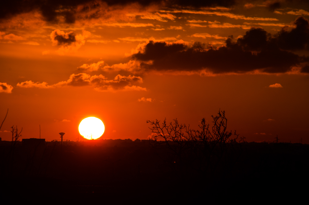 Tramonto sulla città