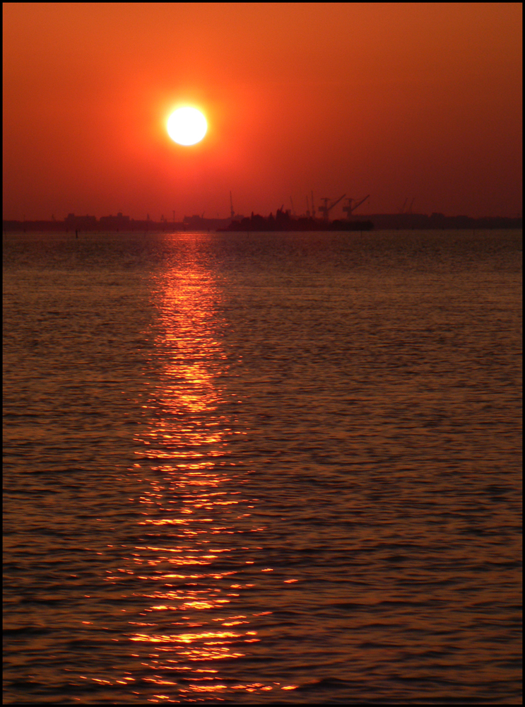 Tramonto sulla laguna