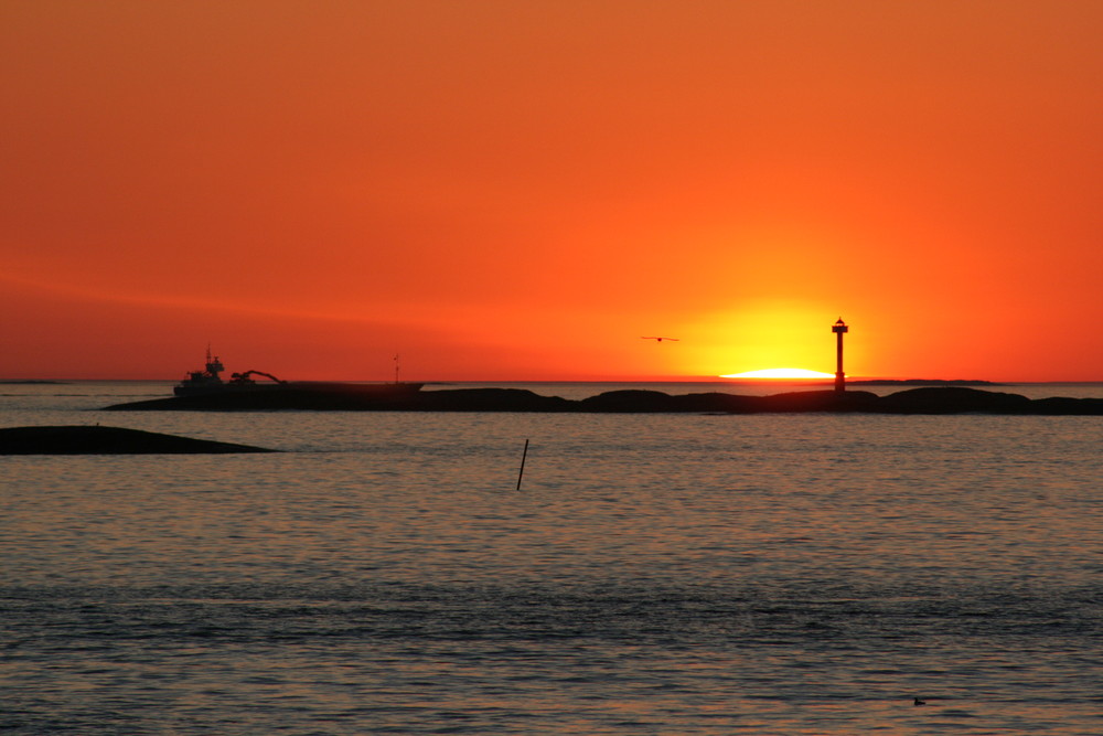 TRAMONTO SULLA STRADA ATLANTICA