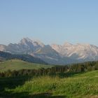 tramonto sull'alpe di siusi