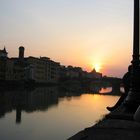 Tramonto sull'Arno