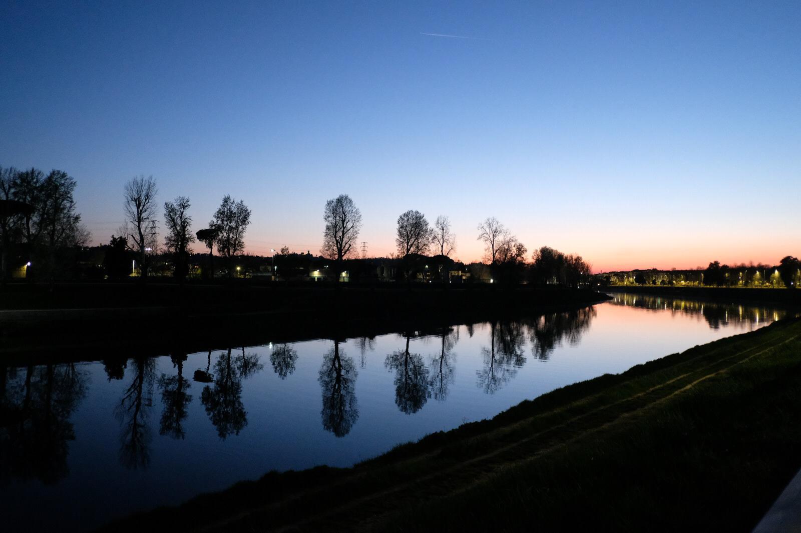 Tramonto sull’Arno