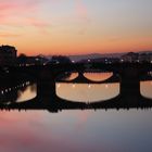 Tramonto sull'Arno