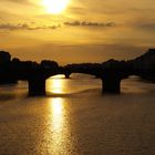 Tramonto sull'Arno