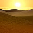 tramonto sulle dune