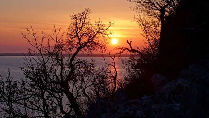 Tramonto sulle falesie