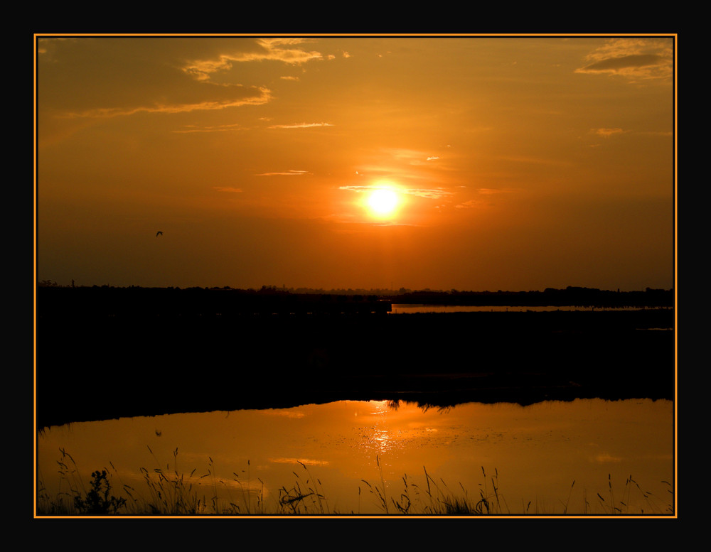 Tramonto sulle Saline