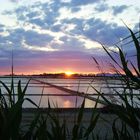 tramonto sulle saline di marsala