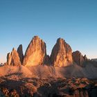 tramonto sulle Tre Cime di Lavaredo