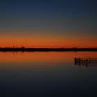 tramonto sulle valli di comacchio