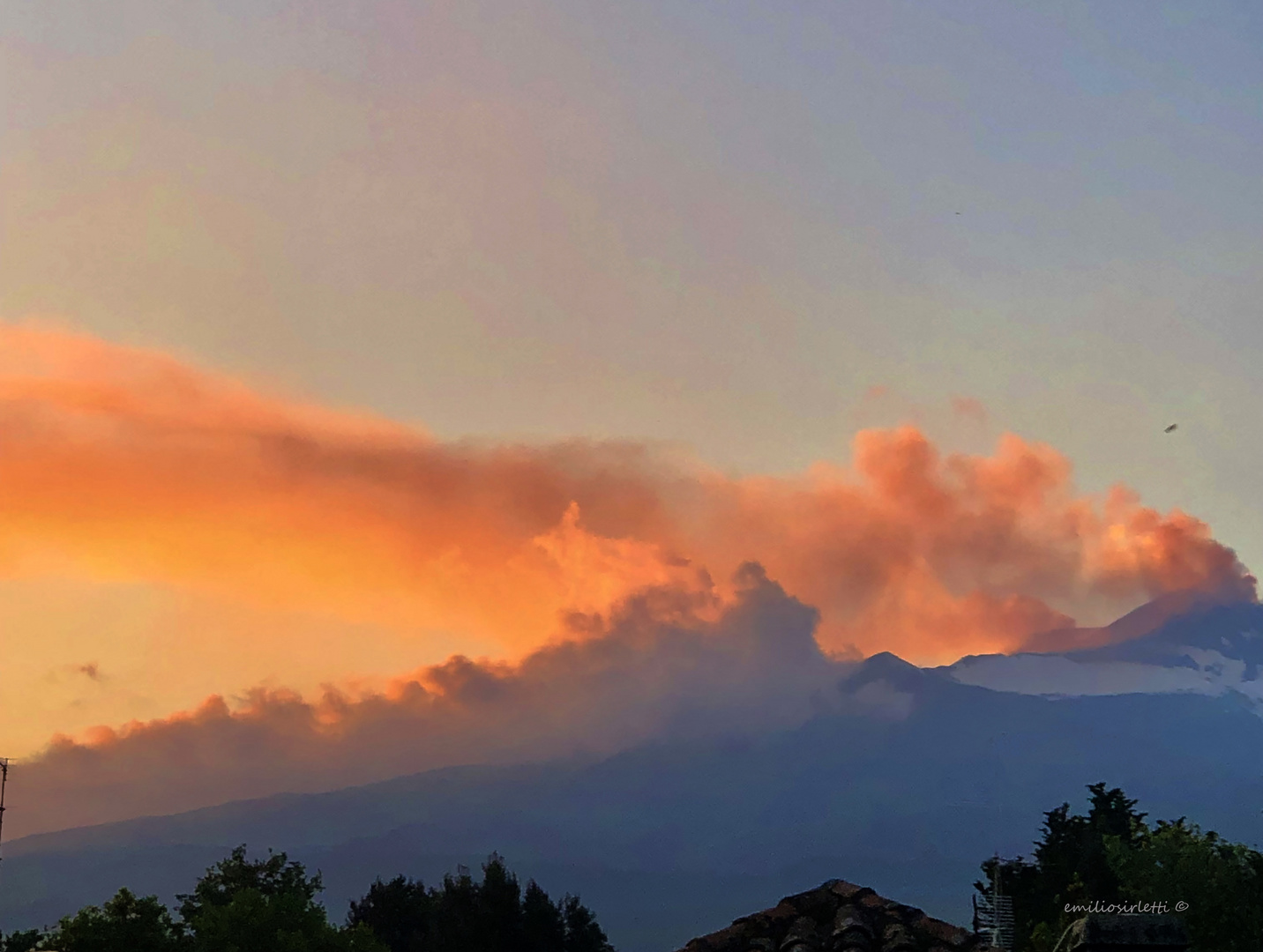 Tramonto sull'Etna 