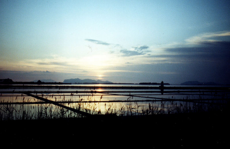 tramonto sullo stagnone di Marsala 2