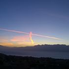 tramonto sullo Stretto di Messina